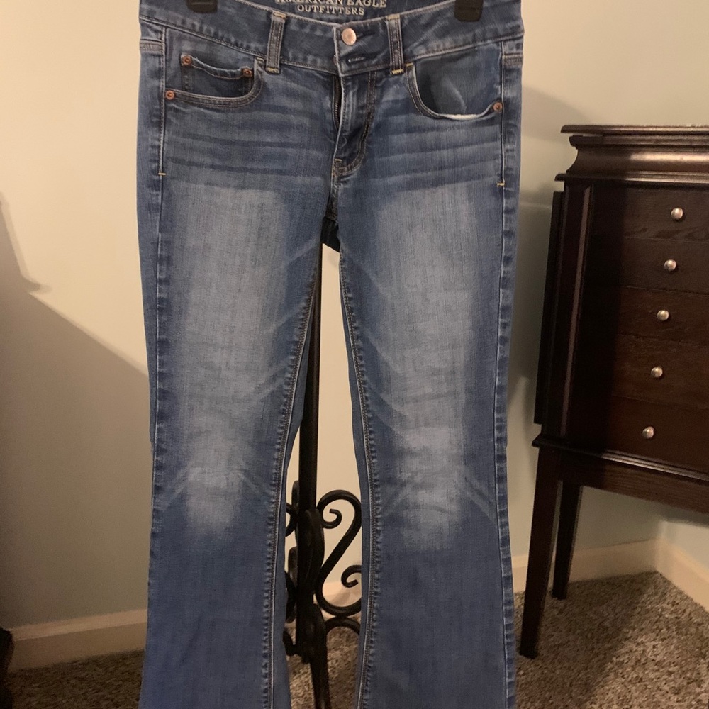 Bootcut stretchy jeans